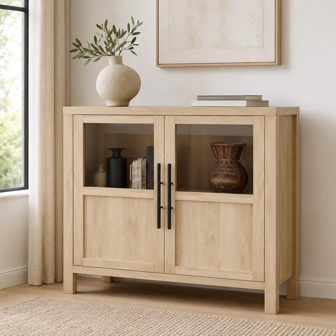 Buffet 2 portes en bois Emma