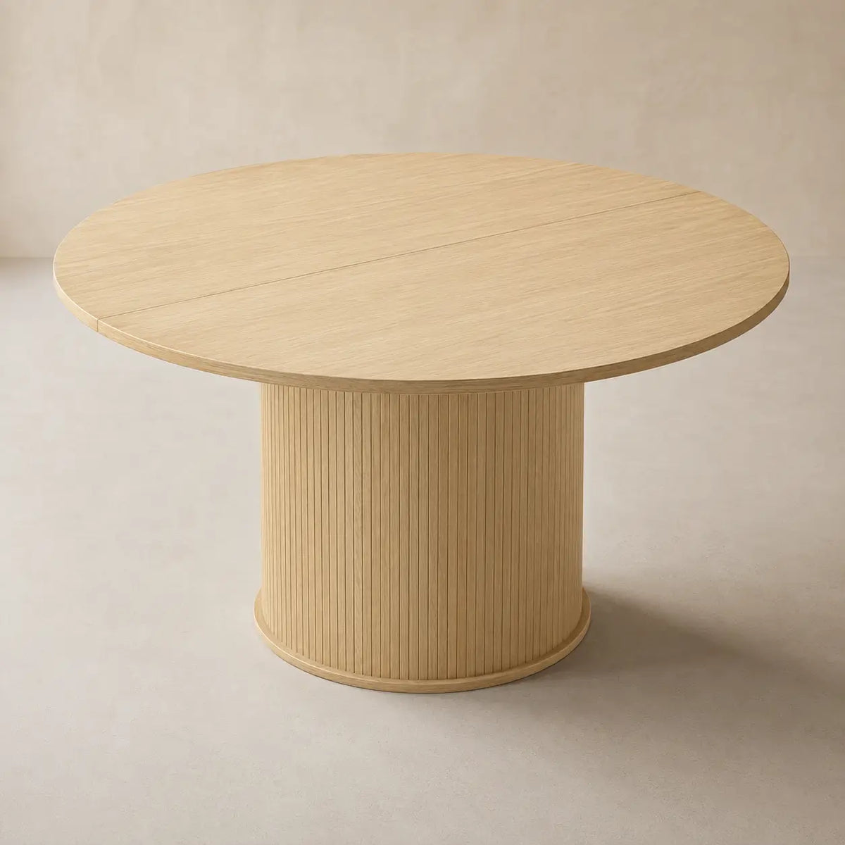 Table à manger ronde en bois Arthur
