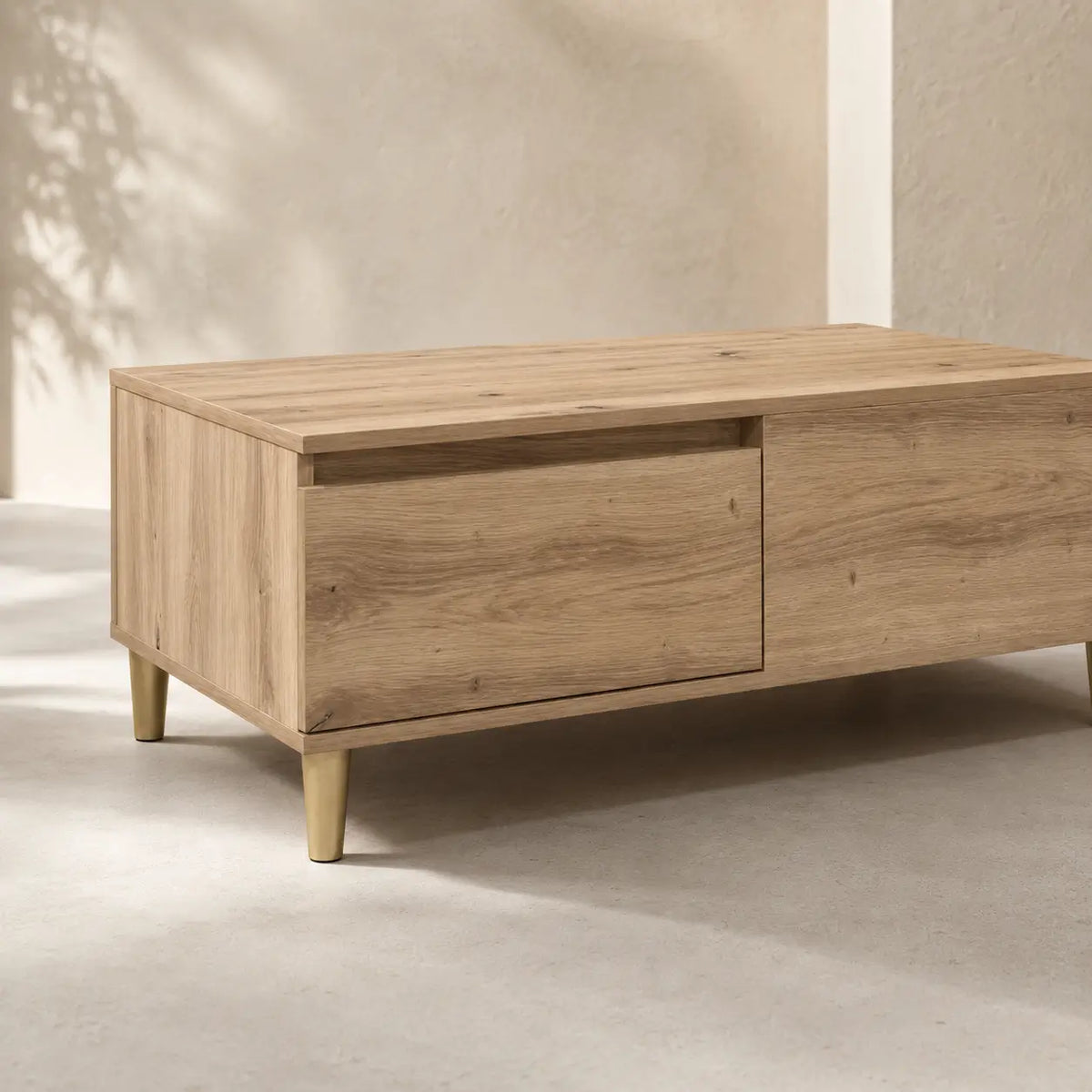Table basse 90 cm en bois Gabrielle