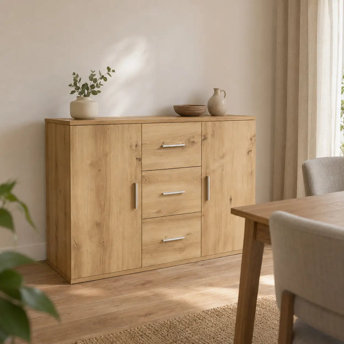 Buffet 90 cm en bois Hugo