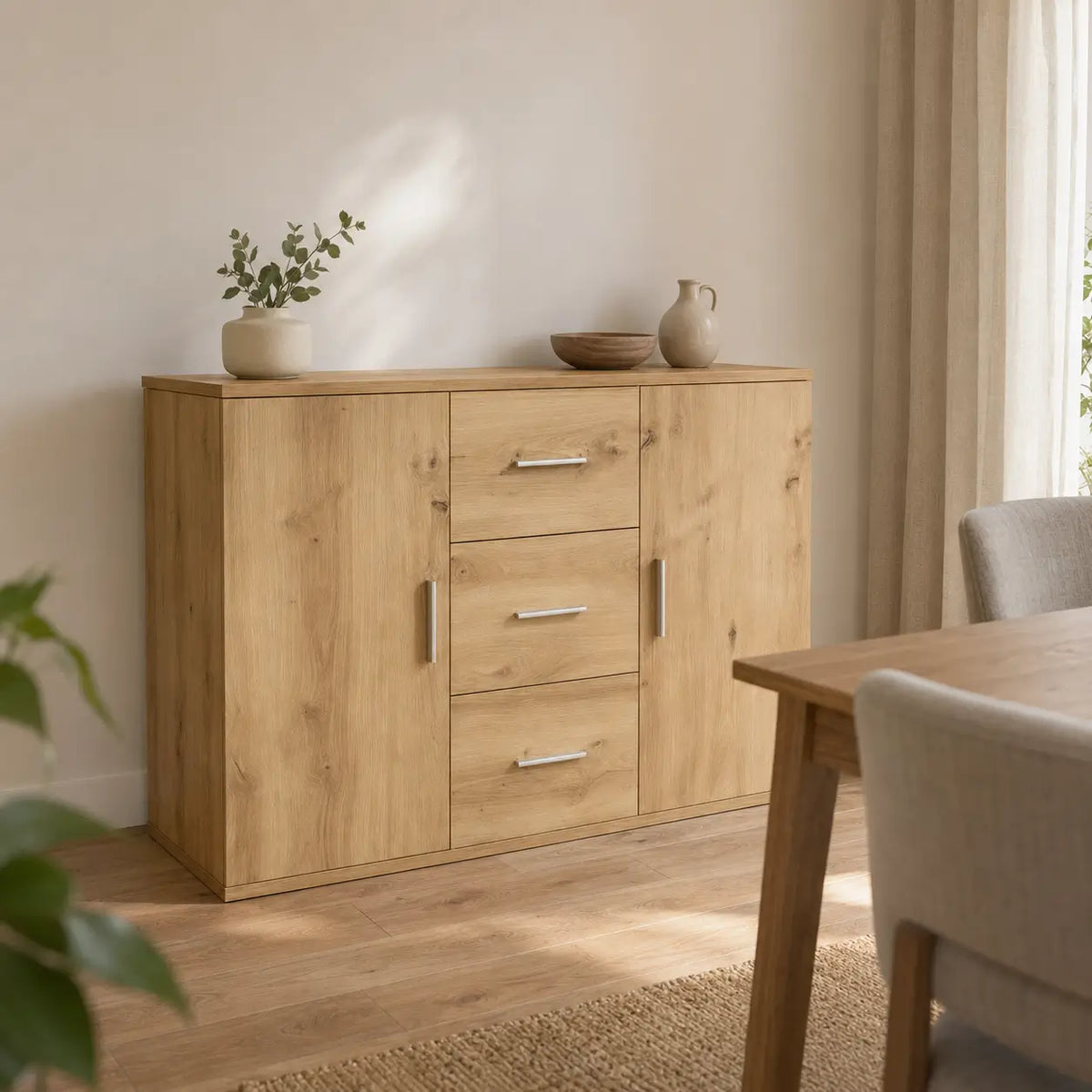 Buffet 90 cm en bois Hugo