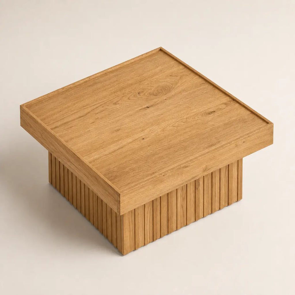 Table basse 79 cm en bois Zoé