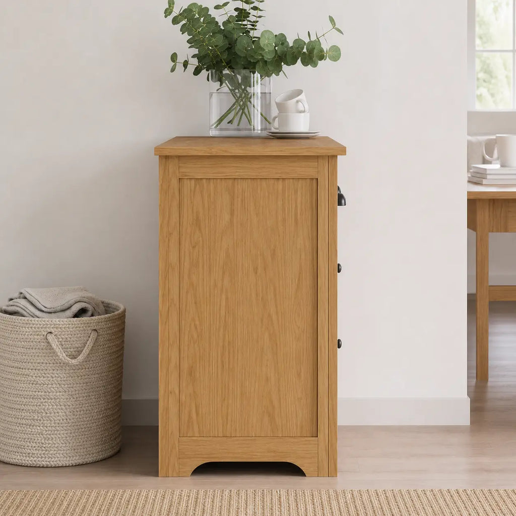 Buffet 115 cm en bois d'acajou Suzanna