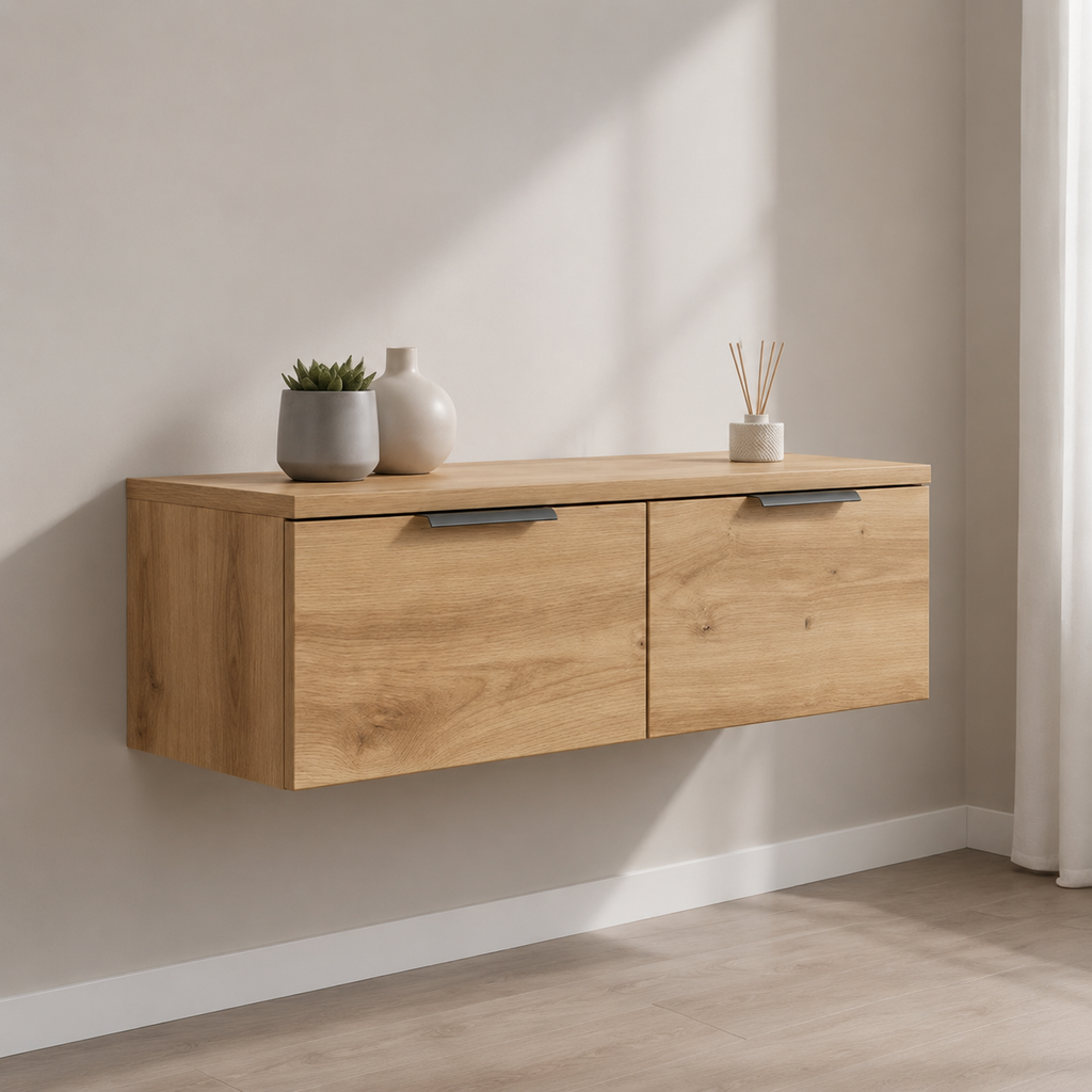 Commode murale en bois Chloé