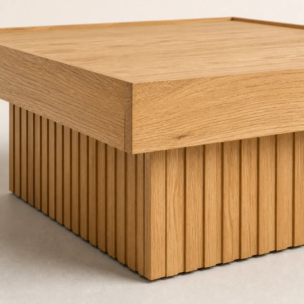 Table basse 79 cm en bois Zoé
