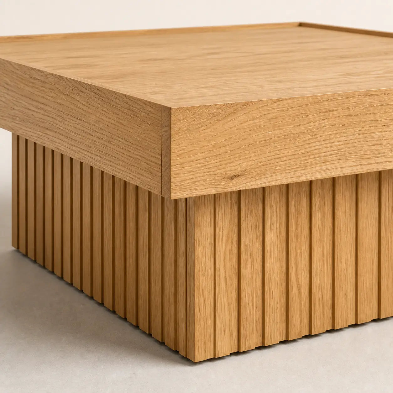 Table basse 79 cm en bois Zoé