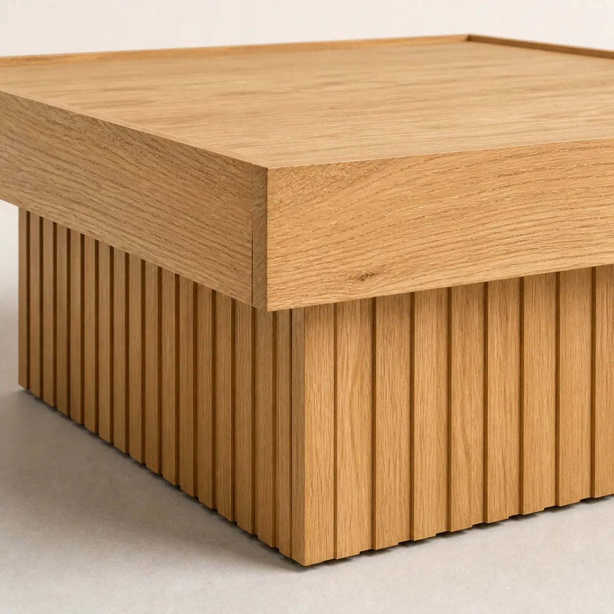 Table basse 79 cm en bois Zoé