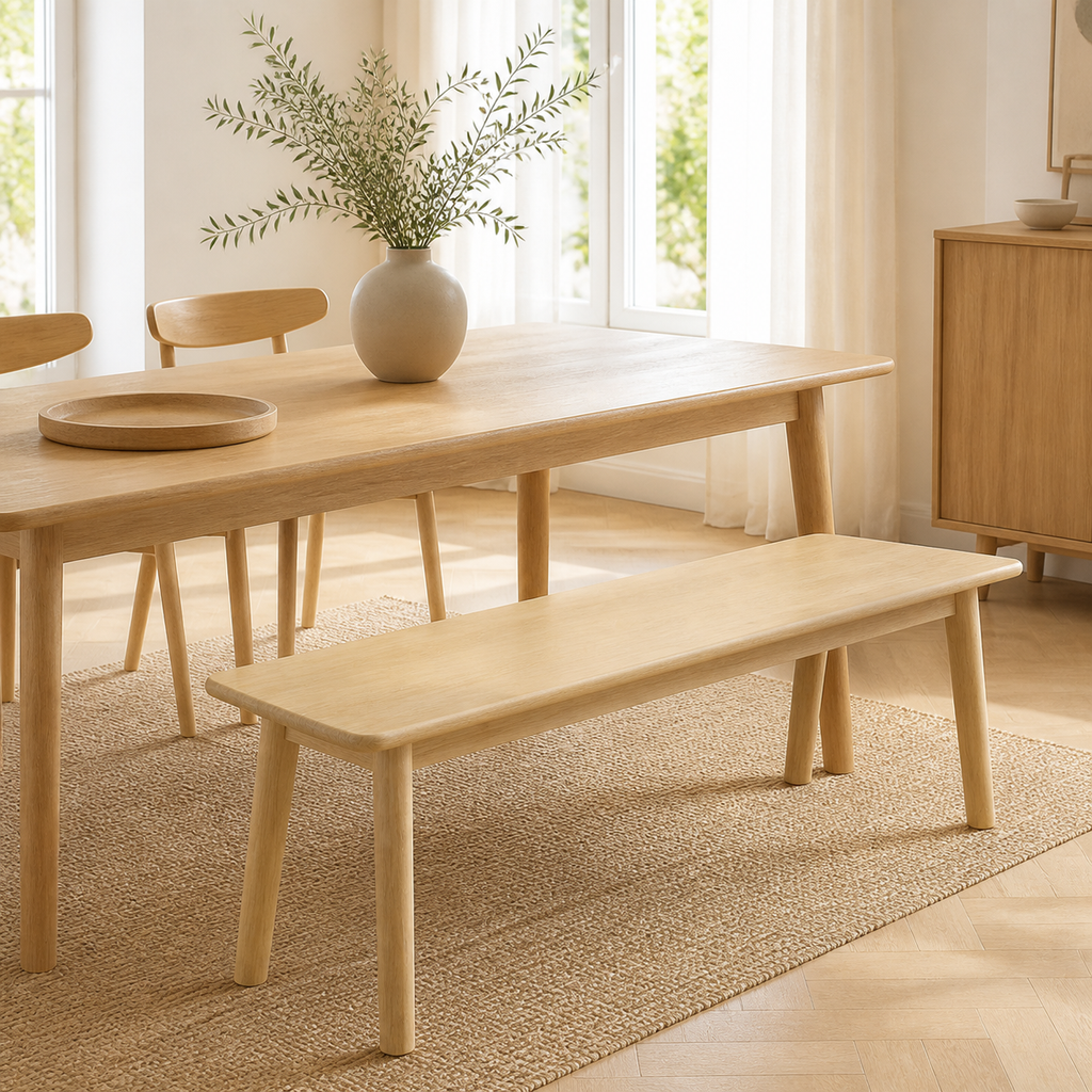 Banc en bois massif Manon - 120 cm