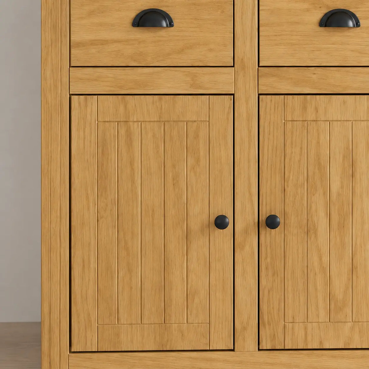 Buffet 115 cm en bois d'acajou Suzanna