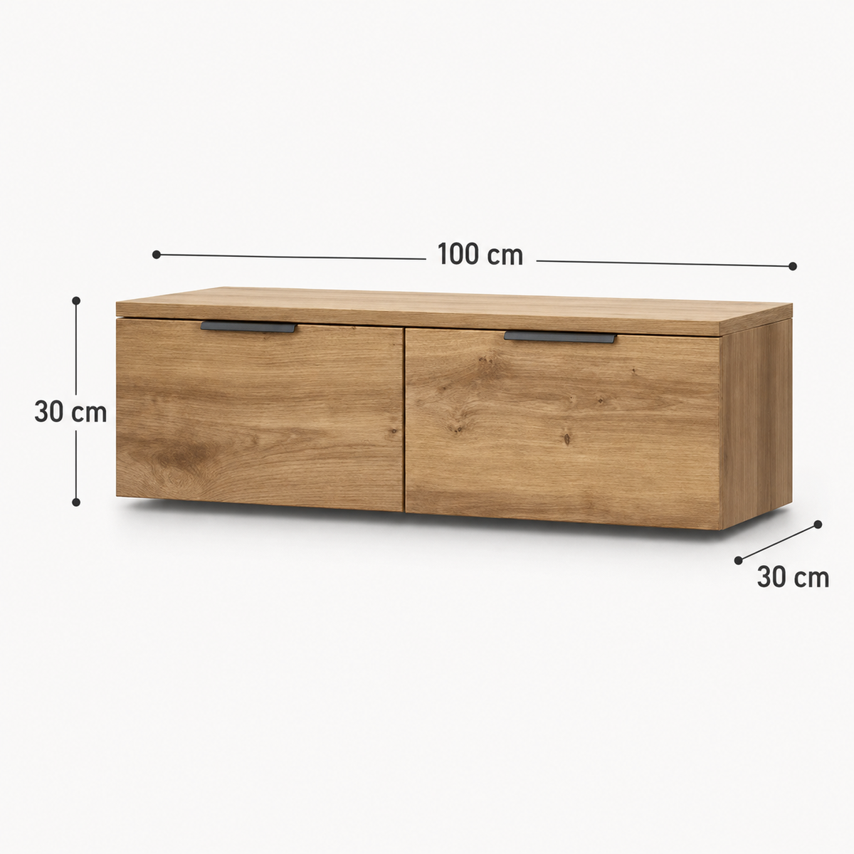 Commode murale en bois Chloé