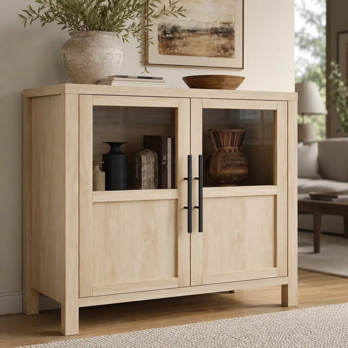 Buffet 2 portes en bois Emma