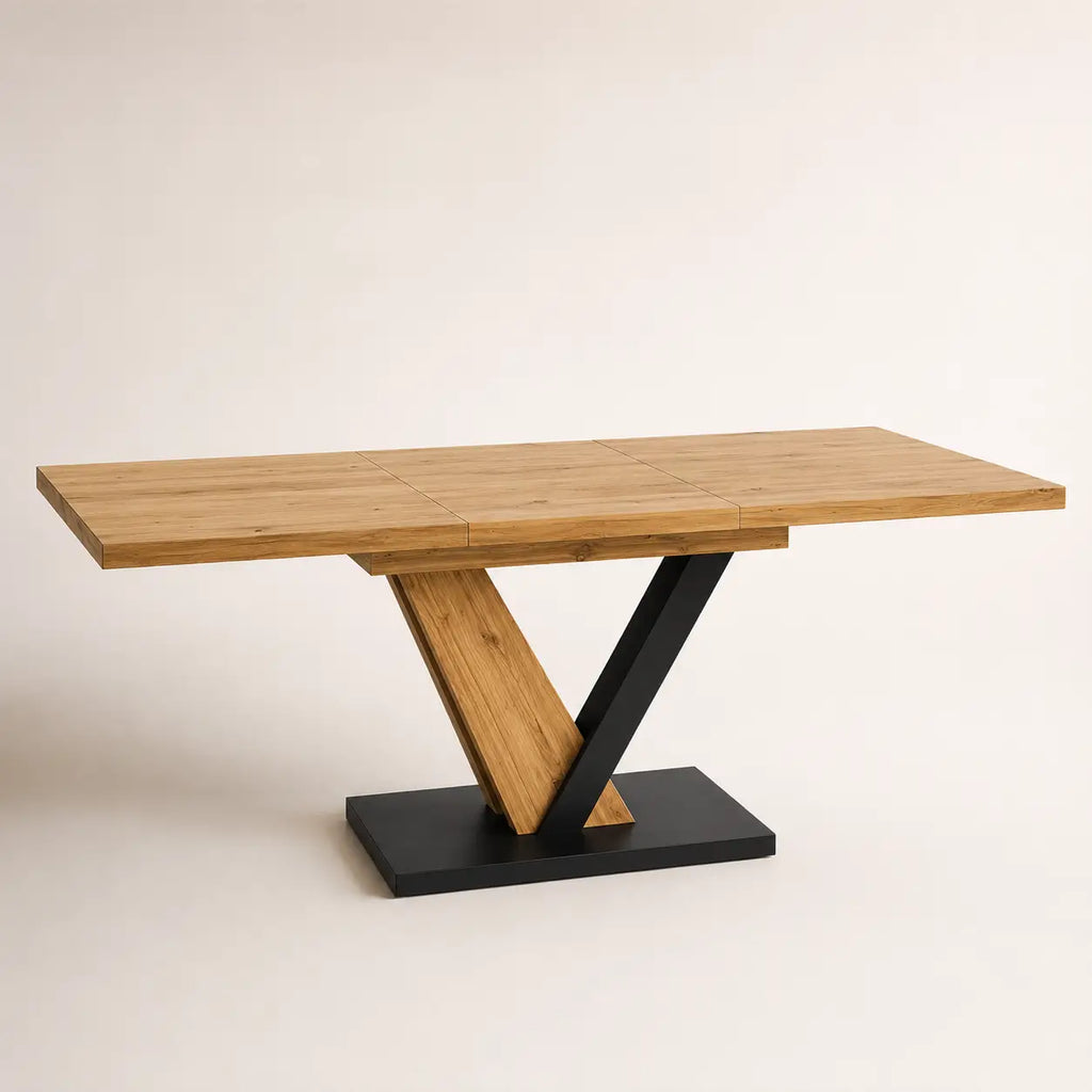 Table à manger extensible en bois Victor