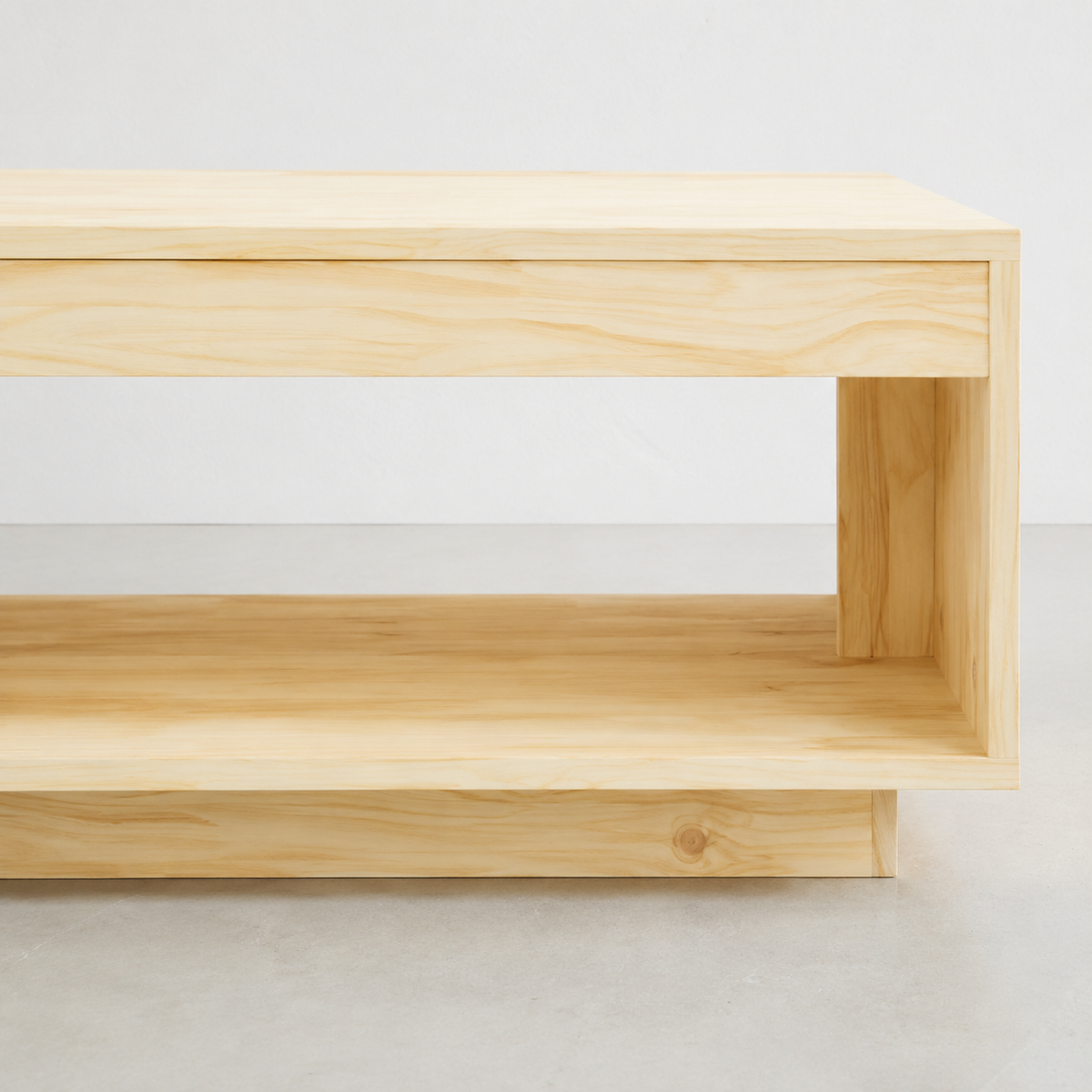 Table basse en bois de pin massif Juliette